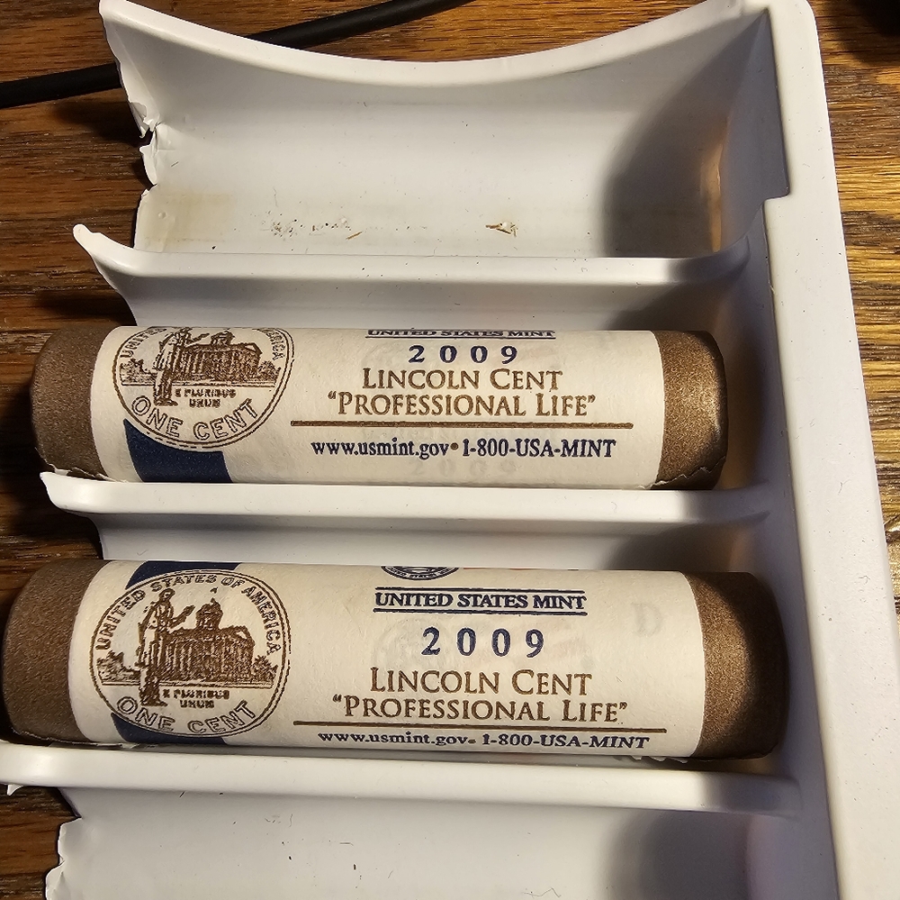 US Mint UNC 2009 P & D Lincoln Cent, Professional Life